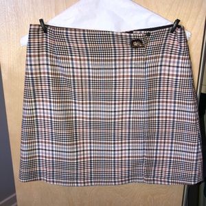 Plaid Sandro Mini Skirt